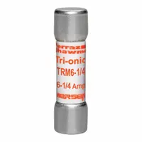 MERSEN Fuse: TRM Series, Midget, Time-Delay, 6.25 A, 250 V AC, 13/32 in x 1 1/2 in, Non-Indicating (MPN TRM6-1/4)