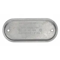 Covers for Conduit Access Fitting: Steel, FM7, 1/2 in Trade Size, Wedge-Lok (MPN APP170IG)
