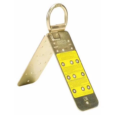 MSA Workman Reinstallable Hinged Roof Anchor for Wood Peak Roofs - Reinstallable Hinged Anchors for Wood Roofs