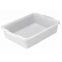 VOLLRATH Drain Tub: White, 5 in Overall Ht, 15 in Overall Wd, 20 in Overall Lg, Plastic (MPN 52616)