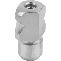 Stainless steel locating pin with a flattened ball end for precise positioning and alignment in jigs, fixtures, and assembly tooling. The 10 mm shank outside diameter ensures secure engagement and repeatable location in industrial workholding applications