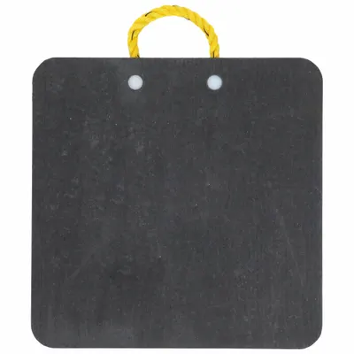 BUYERS PRODUCTS Outrigger Pad: Outrigger Pad, HDPE, 18 in Overall Lg, 18 in Overall Wd - Outrigger Pads
