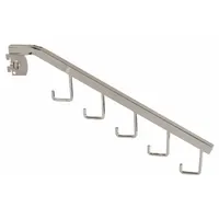 ECONOCO Tubing Waterfall: Single, 1 in Slot Spacing, 1/2 in Slot Lg, 1 in x 12 in x 3 in, Chrome (MPN TS/5H)