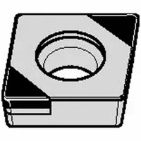 Cubic boron nitride (CBN) indexable turning inserts for hard turning applications. Models CCGW3251S0415MT and CCGW09T304S01015MT (MPN 6904777) are designed for precision machining of hardened steels and superalloys, commonly used in automotive, aerospace, and general manufacturing