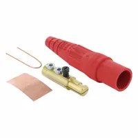 Single Pole Inline: Male, Red, 600V AC/600V DC, 300 A, Double Set Screw Termination, 16 Series (MPN 16D22-UR)