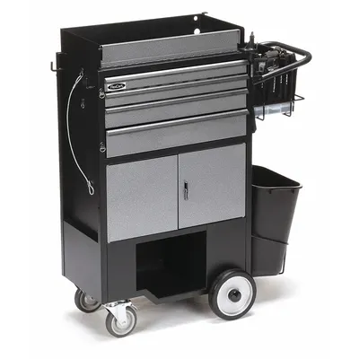 FLEXCART FC-400LEWBT Tool-Equipped Heavy-Duty Utility Cart with - Tool-Equipped Heavy-Duty Utility Carts with Drawers & Cabinets