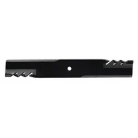 Replacement blade for Scag G5 mowers. Measures 24-1/2 inches long, 3 inches wide, with a 5/8-inch center hole. Suitable for cutting grass in commercial and residential turf maintenance