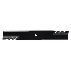 Replacement blade for Scag G5 mowers. Measures 24-1/2 inches long, 3 inches wide, with a 5/8-inch center hole. Suitable for cutting grass in commercial and residential turf maintenance.