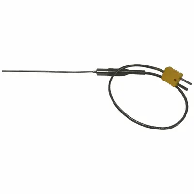 Dayton Thermocouple Probe: -325°F to 2,280°F /-200°C to 1,250°C, Type K, Rounded Tip - Thermocouples for Gas Applications