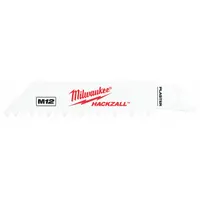 MILWAUKEE Reciprocating Saw Blade: 6 Teeth per Inch, 4 in Blade Lg, 0.05 in Blade Thick, 5 PK (MPN 49-00-5461)