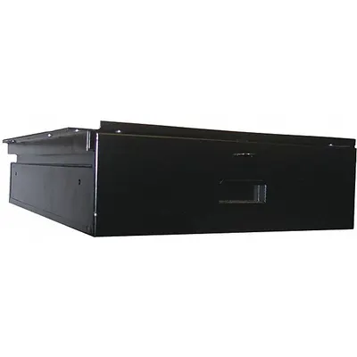 HALLOWELL Drawer: 6 in Overall Ht, 18 in Overall Wd, 24 in Overall Dp, Black - Drawers, Cabinets, & Hardware for Workbenches