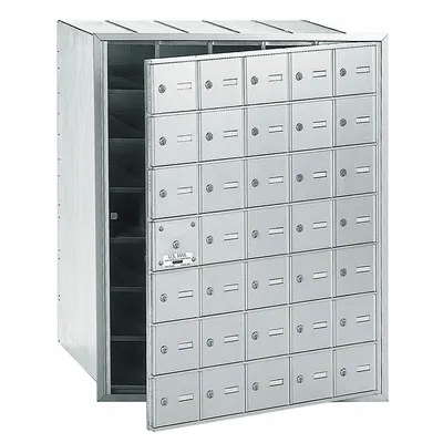 SALSBURY INDUSTRIES Mailbox: 4B+, 35 Doors, Horizontal, 40 3/4 in H x 35 3/4 in W x 16 1/2 in D - Multi-Unit Mailboxes