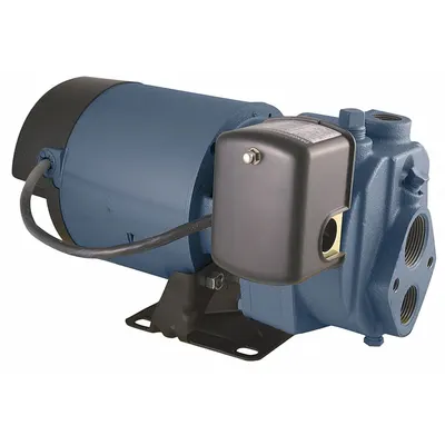 FLINT & WALLING Convertible Well Jet Pump: Single Phase, 115/230V AC, 1/2 hp - Convertible Well Jet Pumps