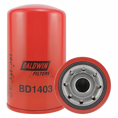BALDWIN FILTERS Oil Filter: BD1403, M36 x 1.50 Thread Size, 8 11/16 in Overall Ht, Oil - Spin-On Oil Filters