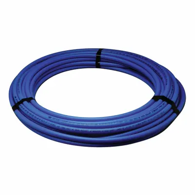 ZURN Tubing: PEX Type B, 3/4 in, Blue, Coil, 500 ft Overall Lg (MPN Q4PC500XBLUE) - PEX Tubing for General Plumbing