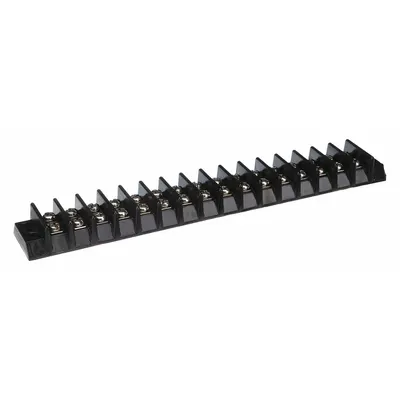 OEM APPROVED VENDOR Surface Mount Barrier Strip, 16 Poles, 22 AWG – 10 AWG, 30 A - Surface Mount Barrier Strips