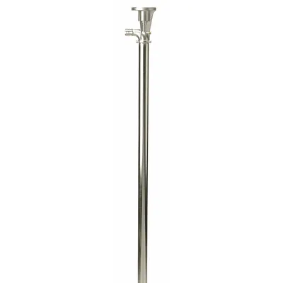 FINISH THOMPSON Drum Pump Tube: Fixed, 316 Stainless Steel, 1 1/4 in Inlet Size - Drum Pump Tube Assemblies