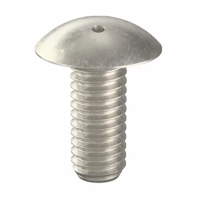 TAMPER-PRUF SCREW Tamper Resistant Screw: 5/16"-18 Thread Size, 3/4 in Lg, Stainless Steel - Truss Head Tamper-Resistant Machine Screws