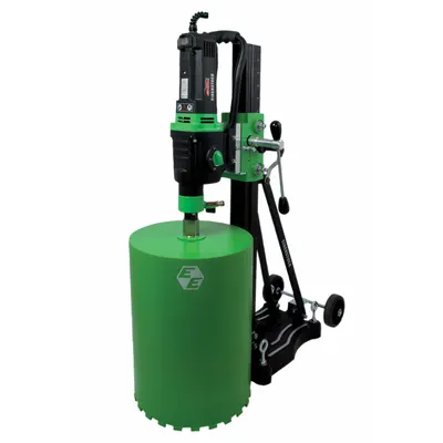 CS UNITEC Core Drill Rig: 120V AC, 14 in Capacity (Concrete), 1,030 RPM Max. Spindle Speed - Core Drill Rigs