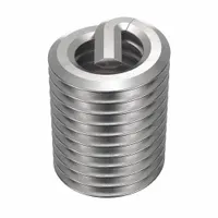 HELI-COIL Helical Insert: Tanged Tang Style, Free-Running, M3-0.50 Thread Size, Plain, Plain, 100 PK (MPN A1084-3CN060)