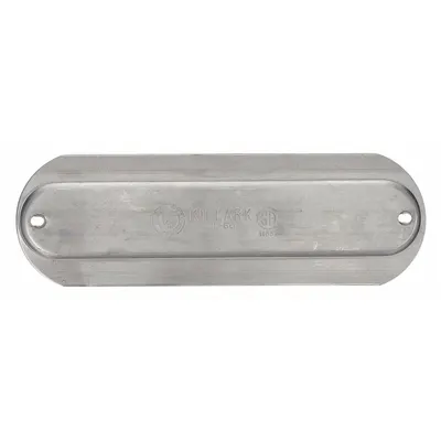 HUBBELL KILLARK Covers for Conduit Access Fitting: Aluminum, O Series, 3/4 in Trade Size - Covers for Conduit Access Fittings