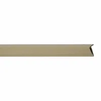 This ACROVYN outside corner trim is made of PETG and measures 0.04 in thick by 10 ft long. It is used to protect and finish wall corners in commercial and institutional settings, providing impact resistance and a clean appearance