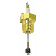 Standard probe for liquid level sensing in HVAC and industrial boiler systems. Detects conductive fluids to control pump operation, low-water cutoff, or alarm functions.