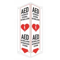 Safety Sign: Aluminum, Mounting Holes Sign Mounting, 18 in x 8 in x 3 in Nominal Sign Size (MPN LCVB-0045-RA_4x18)