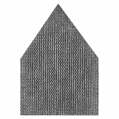 MILWAUKEE Sanding Sheets: POWERGRID, Coated, Aluminum Oxide, Nylon Mesh, Open, Gray - Milwaukee Abrasives for Detail Sanders