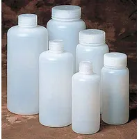 APPROVED VENDOR Sampling Bottle: HDPE, 125 mL, 4.22 fl oz, Closure Included, Natural, 38-415 mm