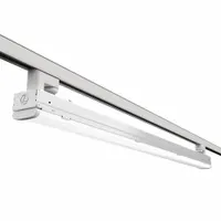 LED Linear Ambient Fixture: LED, Linear Shape, 15 W_35 W, 4 ft Lg, Compatible with Track J, White (MPN TCSS HTEK 4FT 40K 80CRI OFF WH)