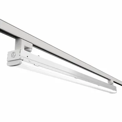 LITHONIA LIGHTING Linear Ambient Fixture: LED, Linear Shape, 15 W_35 W, 4 ft Lg, Compatible with Track J - Linear Track Heads
