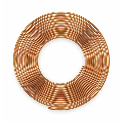 STREAMLINE Tubing: Copper, 3/8 in, Type K, 60 ft - High-Pressure Type K Copper Tubing for Plumbing