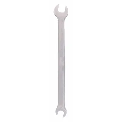 WESTWARD Open End Wrench: Alloy Steel, Satin, 6 mm_7 mm Head Size, 5 in Overall Lg - Metric, Double End, Open End Wrenches