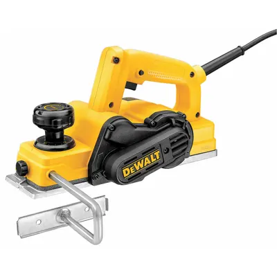 DEWALT Corded Hand Planer Kit: Flat, 120V AC, 5.5 A, 3 1/4 in Blade Wd, 1/16 in Cutting Dp - Corded Hand Planers