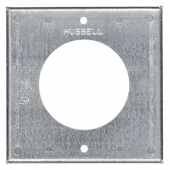 This galvanized steel raised cover is designed for single-gang square electrical boxes. The 1/2-inch raised height provides additional wiring space for accommodating connections or devices. Suitable for use in industrial and commercial installations where extra room is needed within the box.