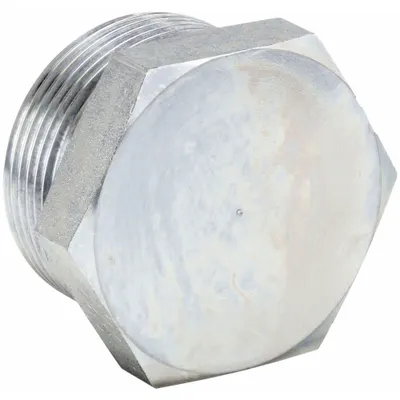PARKER Hydraulic Hose Plug: Steel, 1 1/2 in Fitting Size, 5,000 psi Max. Working Pressure @ 70 F - Hydraulic Hose Plugs