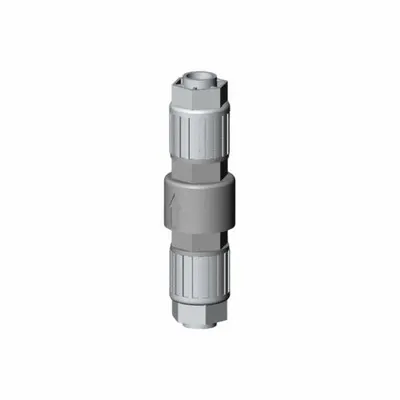 SMC Check Valve: Diaphragm, Inline Valve Body, 1/2 in Pipe Size, PFA, Female - PFA Inline Diaphragm Check Valves