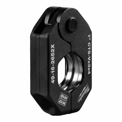 MILWAUKEE Press Ring: 1 in Pipe, Copper/Stainless Steel - Jaws & Rings for Standard & Extended Press Tools