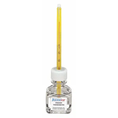 THERMCO Analog Bottle Thermometer for Freezers & Ultra-Low Freezers - Analog Bottle Thermometers for Freezers & Ultra-Low Freezers
