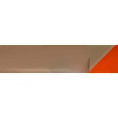 Polyester shim stock sheet, ungraded and plain, in amber color. Measures 0.001 in thick, 5 in wide, 20 in long. Width and length tolerances ±0.0625 in, thickness tolerance ±5%. Used for gap filling, alignment, and spacing in industrial assemblies where non-conductive, corrosion-resistant shims are required.