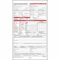This 3-ply carbonless snap-out form provides required written information for MC-330 and MC-331 cargo tank inspections. It meets DOT compliance standards for documenting tanker tests and inspections in hazardous-material transport operations