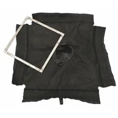 This adjustable-frame insert street drain filter captures oil and sediment from runoff. It filters oil with a capacity of 1.26 gallons and holds up to 40 pounds of sediment. The unit includes a frame and is compatible with manufacturer part number 8932.