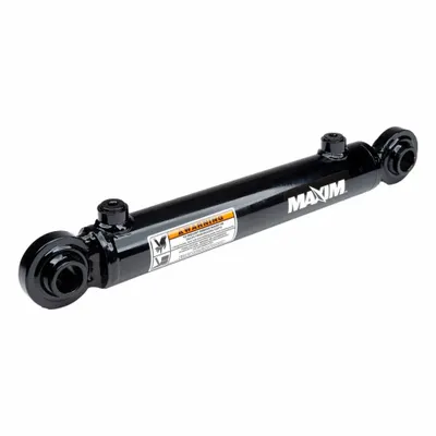 MAXIM Welded Hydraulic Cylinder: 2 in Bore Dia., 20 in Stroke Lg, 27 1/2 in Retracted Lg - Swivel-Ball Mount Welded Hydraulic Cylinders
