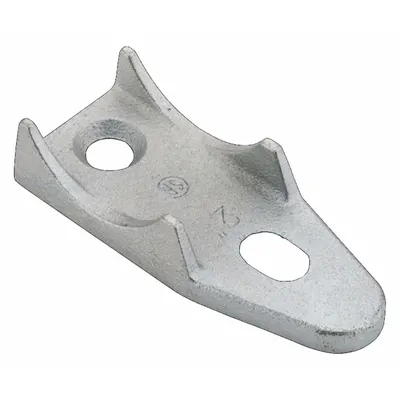 RACO Back Spacer: 2 in Trade Size, Iron - Surface Mount Clamps for Conduit & Pipe