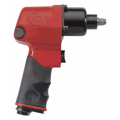 CHICAGO PNEUMATIC Air Impact Wrench: Compact, 3/8 in Drive, Pistol-Grip, Square, Std - Compact Pistol-Grip Impact Wrenches
