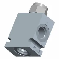 BUCHER HYDRAULICS Cartridge Valve: Aluminum, Screw-In, Screwdriver Adjustment, Pressure, Nitrile (MPN POCI-08-N-F-08TA-010)