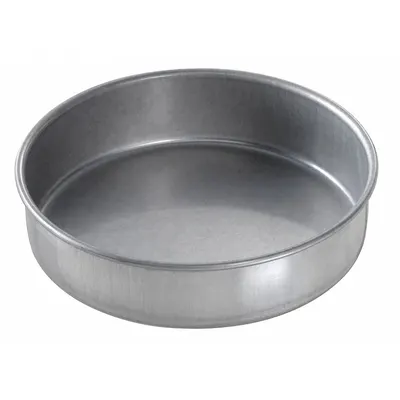 CHICAGO METALLIC Round Cake Pan: Round Cake Pan Pan, Aluminized Steel, Glazed - Cake Pans