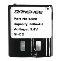 BANSHEE Radio Battery: Fits Motorola, 2,000 mAh, Nickel-Metal Hydride, QMB5428