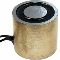 MAG-MATE Electromagnetic Lift: Continuous Duty, Round Magnet, 25 lb Max Load Capacity, 24 in Lead Lg (MPN ER2-103)